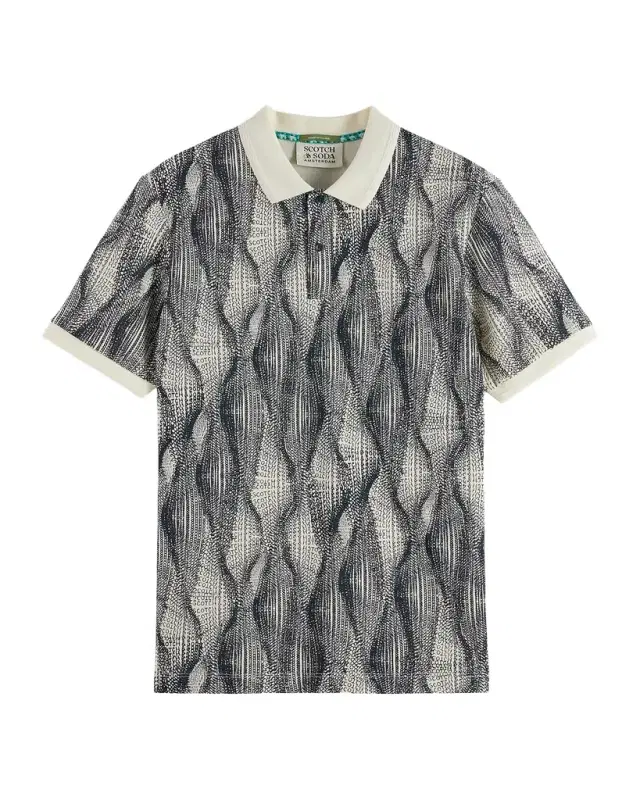 Men 's Cotton Micro-Logo Classic Fit Polo Shirt