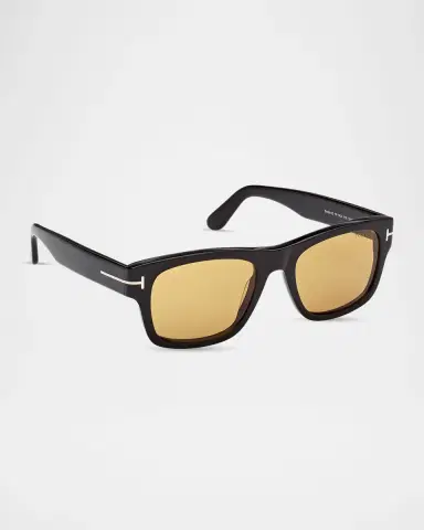 Tom Ford Smith 55mm Rectangular Sunglasses | Thumbnail 2