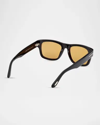 Tom Ford Smith 55mm Rectangular Sunglasses | Thumbnail 4