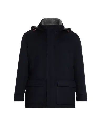 Brunello Cucinelli Men's Cashmere Hooded Coat | Thumbnail 1