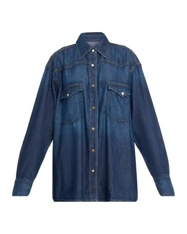 TWP OG Oversized Denim Ranchers Shirt | Thumbnail 1