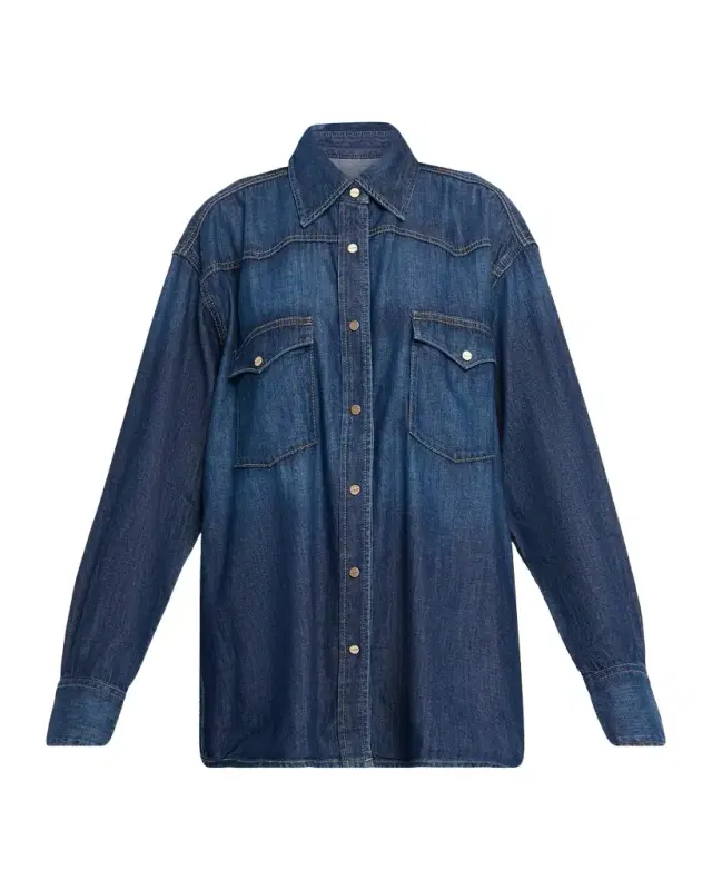 OG Oversized Denim Ranchers Shirt