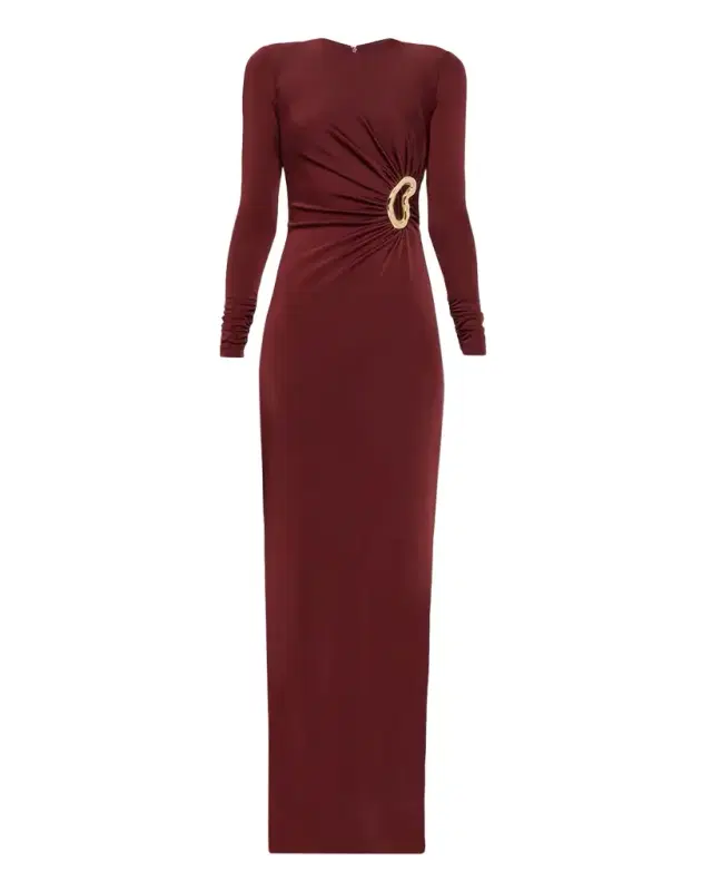 Mischa Cutout Jersey Column Gown
