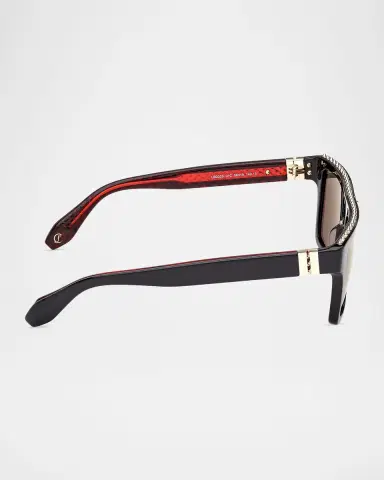 Christian Louboutin Roller 56mm Rectangular Sunglasses | Thumbnail 3 Christian Louboutin Roller 56mm Rectangular Sunglasses | Thumbnail 3