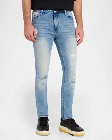 RTA Men 's Distressed Skinny Jeans | Thumbnail 4
