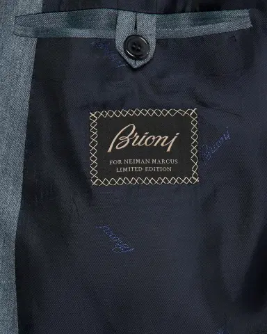 Brioni Men's Wool Plume Double-Breasted Suit | Thumbnail 6