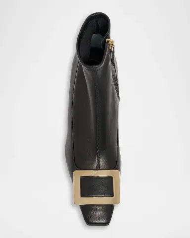 Roger Vivier Belle Vivier Buckle Leather Ankle Boots | Thumbnail 4