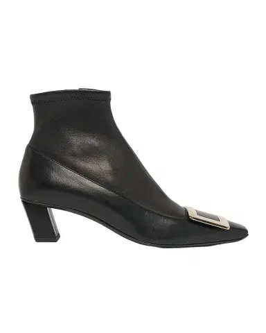 Roger Vivier Belle Vivier Buckle Leather Ankle Boots | Thumbnail 1