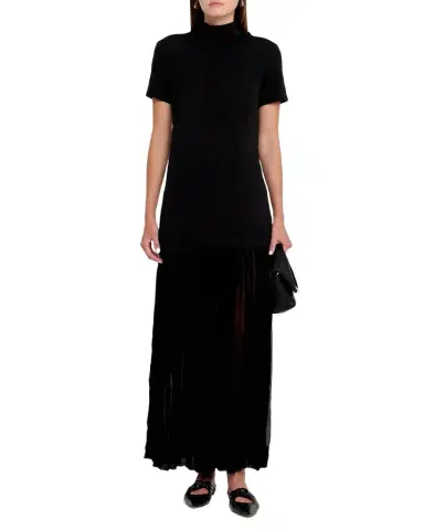 STAUD Pia Tie-Neck Maxi Dress | Thumbnail 1