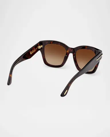 Tom Ford Icon 53mm Acetate Butterfly Sunglasses | Thumbnail 4