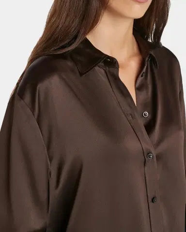 Frame The Oversized Silk Shirt | Thumbnail 3