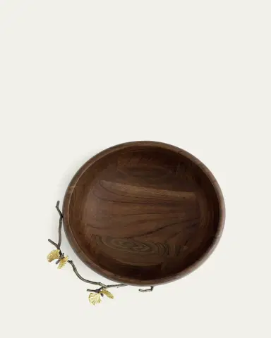 Michael Aram Butterfly Ginkgo Wood Salad Bowl | Thumbnail 4