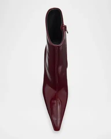 Saint Laurent Ashley Calfskin Stiletto Ankle Booties | Thumbnail 3