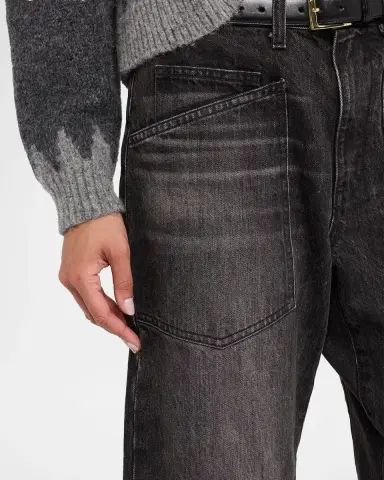 Nili Lotan Shon Barrel-Leg Ankle Jeans | Thumbnail 4