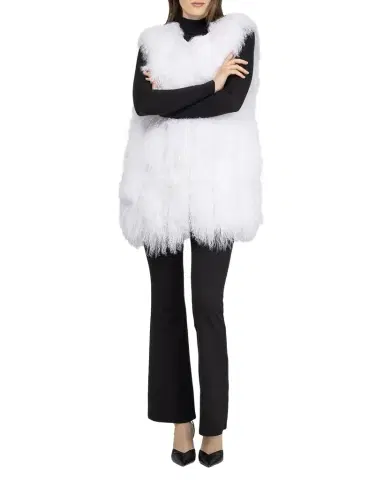 Gorski Monoglian Lamb Vertical Layer Vest | Thumbnail 1 Gorski Monoglian Lamb Vertical Layer Vest | Thumbnail 1