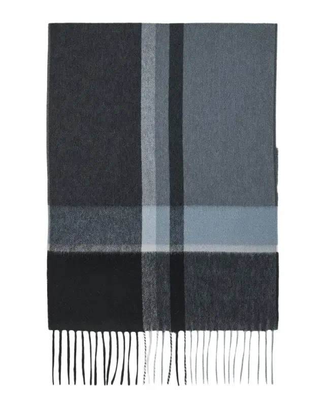 Men's Cashmere Exploded Plaid Scarf