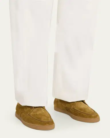 Christian Louboutin Men's Chambeliss Desert Suede Boots | Thumbnail 2
