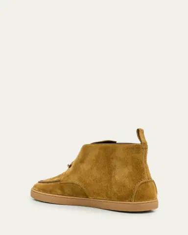 Christian Louboutin Men's Chambeliss Desert Suede Boots | Thumbnail 4