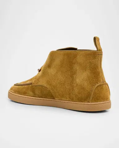Christian Louboutin Men's Chambeliss Desert Suede Boots | Thumbnail 8