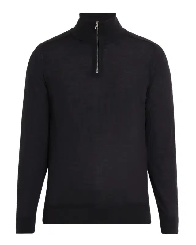 Men's Superfine Cashmere Quarter-Zip Sweater