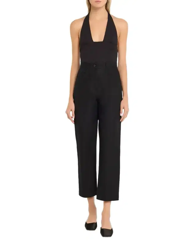 Echauffe Plunging Stretch Jersey Bodysuit