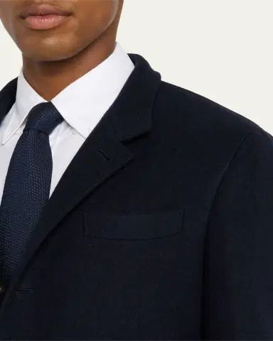 Brunello Cucinelli Men's Cashmere Blazer-Style Coat | Thumbnail 5 Brunello Cucinelli Men's Cashmere Blazer-Style Coat | Thumbnail 5