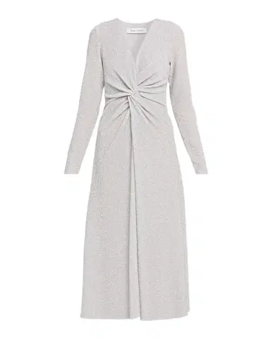 Prabal Gurung Twist Front Long Sleeve Dress | Thumbnail 1 Prabal Gurung Twist Front Long Sleeve Dress | Thumbnail 1