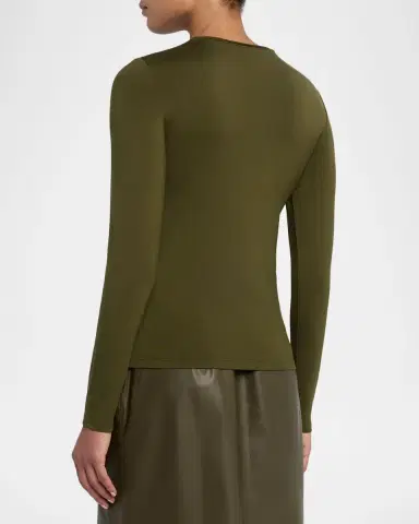 Lafayette 148 New York Crewneck Jersey Tee | Thumbnail 2