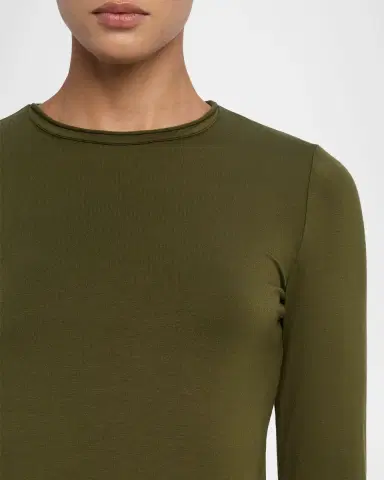 Lafayette 148 New York Crewneck Jersey Tee | Thumbnail 4