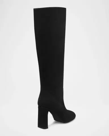 Stuart Weitzman 85mm Babette Tubo Suede Knee-High Boots | Thumbnail 2 Stuart Weitzman 85mm Babette Tubo Suede Knee-High Boots | Thumbnail 2