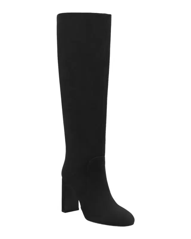 85mm Babette Tubo Suede Knee-High Boots