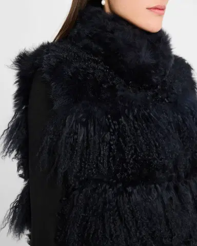 Gorski Horizontal Lamb Shearling Vest | Thumbnail 4 Gorski Horizontal Lamb Shearling Vest | Thumbnail 4