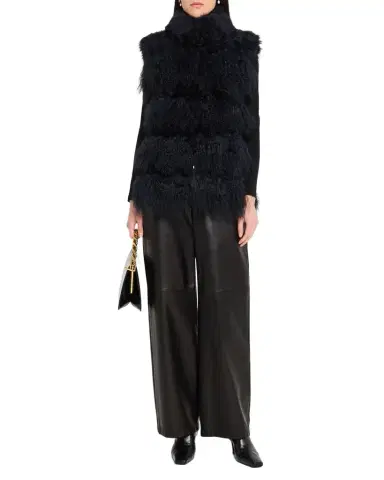 Gorski Horizontal Lamb Shearling Vest | Thumbnail 1 Gorski Horizontal Lamb Shearling Vest | Thumbnail 1