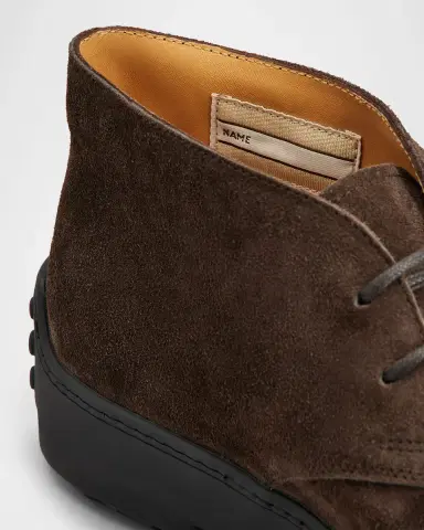 Tod's Men 's Winter Gommino Suede Desert Boots | Thumbnail 4 Tod's Men 's Winter Gommino Suede Desert Boots | Thumbnail 4