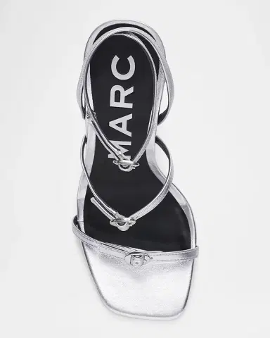 Marc Jacobs The Metallic Leather Daisy Sandals | Thumbnail 6