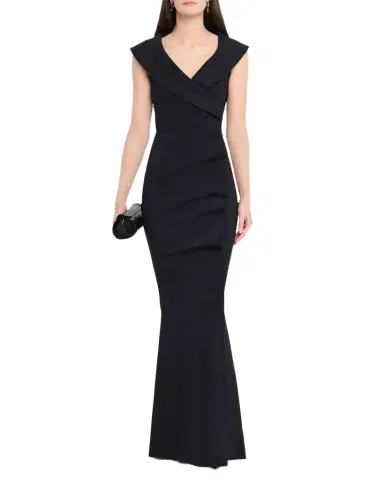 Chiara Boni La Petite Robe Sleeveless Ruffle Mermaid Gown | Thumbnail 1 Chiara Boni La Petite Robe Sleeveless Ruffle Mermaid Gown | Thumbnail 1