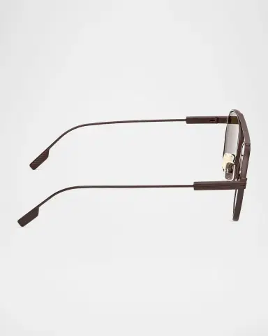Zegna 53mm Metal Navigator Sunglasses | Thumbnail 3 Zegna 53mm Metal Navigator Sunglasses | Thumbnail 3