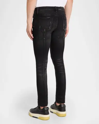 RTA Men's Clayton Skinny Jeans in Graphite Fade | Thumbnail 2 RTA Men's Clayton Skinny Jeans in Graphite Fade | Thumbnail 2