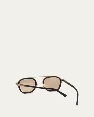 Zegna Men's Orizzonte Metal Square Sunglasses | Thumbnail 2 Zegna Men's Orizzonte Metal Square Sunglasses | Thumbnail 2
