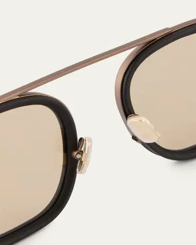 Zegna Men's Orizzonte Metal Square Sunglasses | Thumbnail 4 Zegna Men's Orizzonte Metal Square Sunglasses | Thumbnail 4