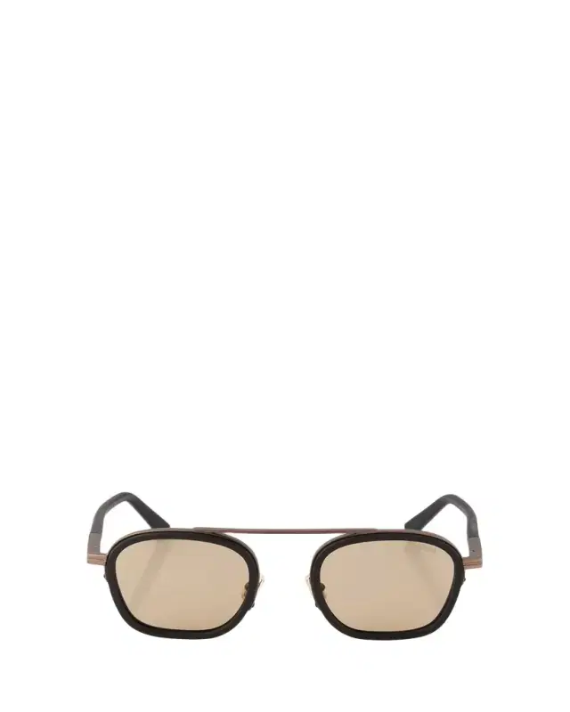ZEGNA Men's Orizzonte Metal Square Sunglasses