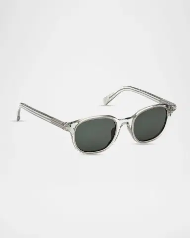 Zegna 50mm Acetate Round Sunglasses | Thumbnail 2 Zegna 50mm Acetate Round Sunglasses | Thumbnail 2