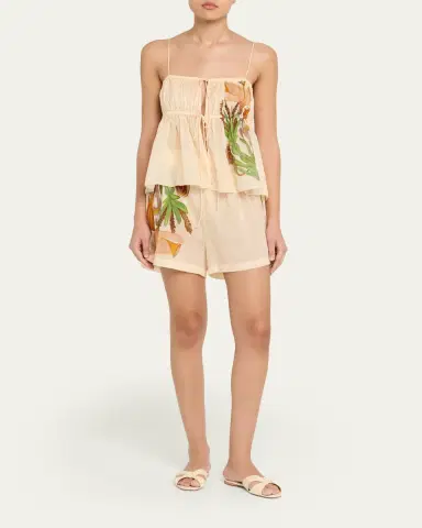 Ulla Johnson Water Blossoms Tallulah Coverup Top | Thumbnail 2 Ulla Johnson Water Blossoms Tallulah Coverup Top | Thumbnail 2