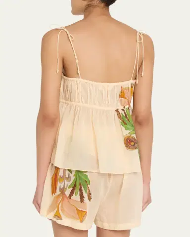 Ulla Johnson Water Blossoms Tallulah Coverup Top | Thumbnail 3 Ulla Johnson Water Blossoms Tallulah Coverup Top | Thumbnail 3
