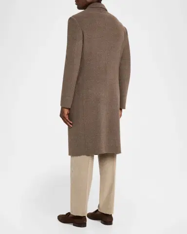 dunhill Men 's Merino Wool Double Face Top Coat | Thumbnail 3 dunhill Men 's Merino Wool Double Face Top Coat | Thumbnail 3