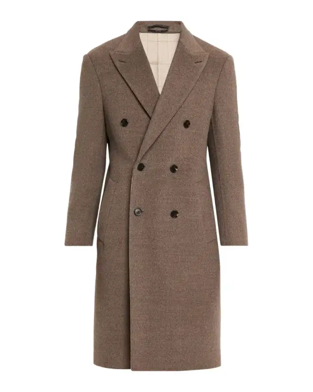 Men 's Merino Wool Double Face Top Coat