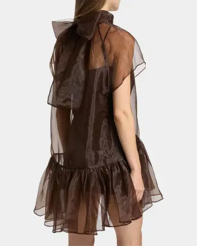 Simkhai Beaux Tiered Organza Mini Dress | Thumbnail 2