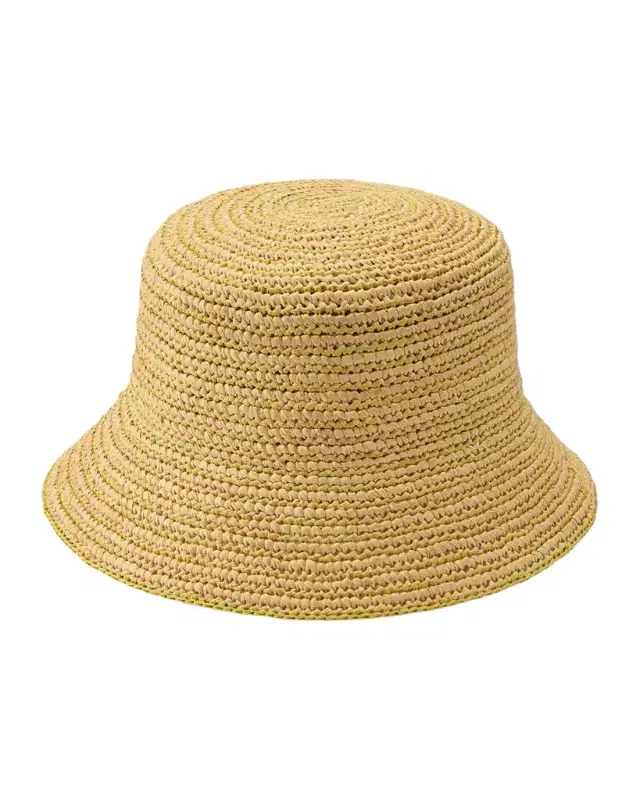 Nala Raffia Crochet Bucket Hat