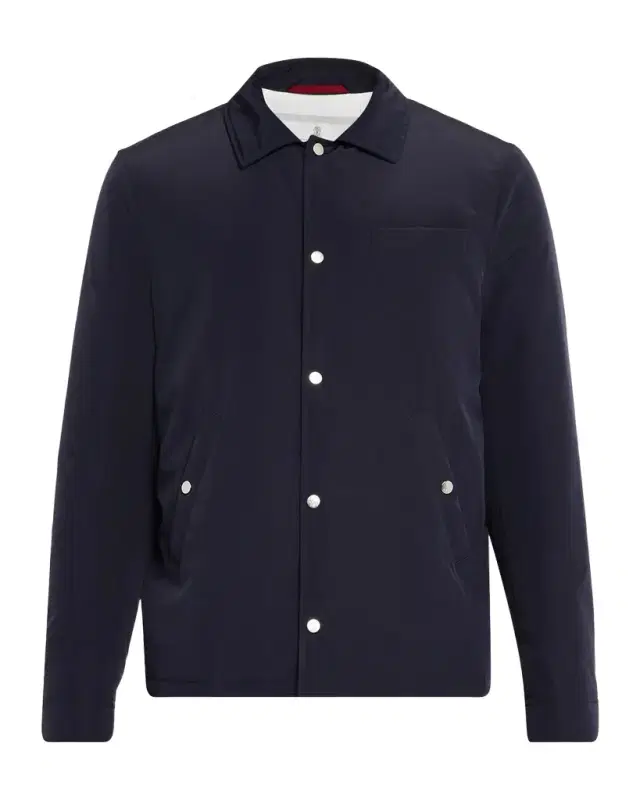 Men 's Shirt-Style Water-Resistant Jacket