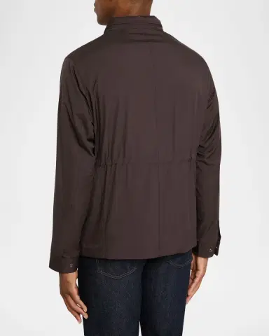 Peter Millar Men's Discovery Lightweight Twill Field Jacket | Thumbnail 2 Peter Millar Men's Discovery Lightweight Twill Field Jacket | Thumbnail 2